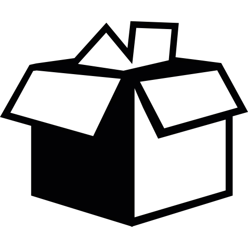 Open Cardboard Box Illustration