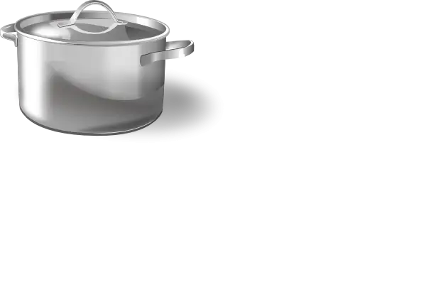Stainless Steel Cooking Pot with Lid