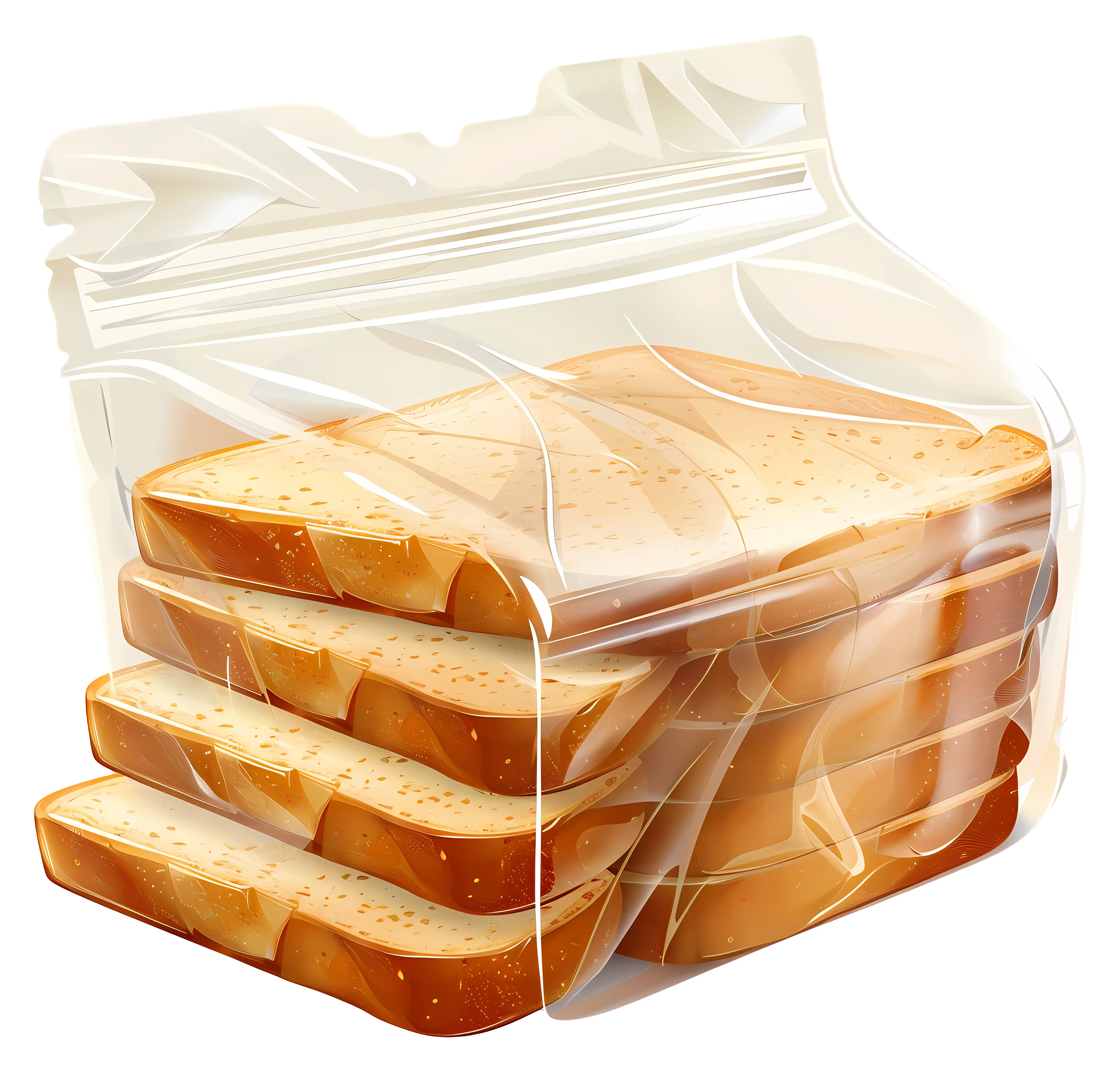 Packaged Bread Slices
