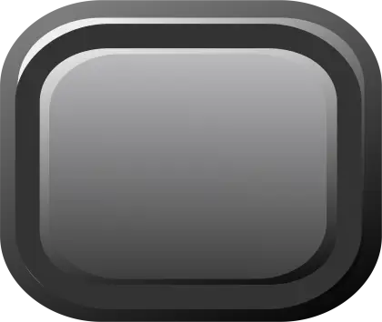 Rounded Gray Button Icon for Interfaces