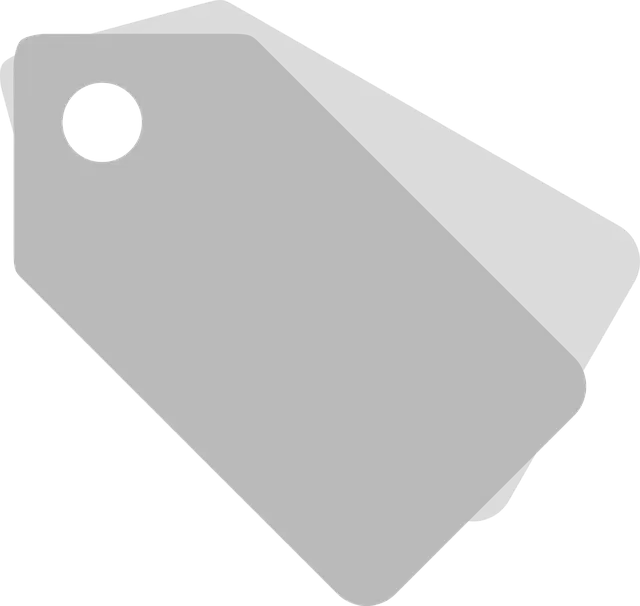 Gray Price Tag Icon