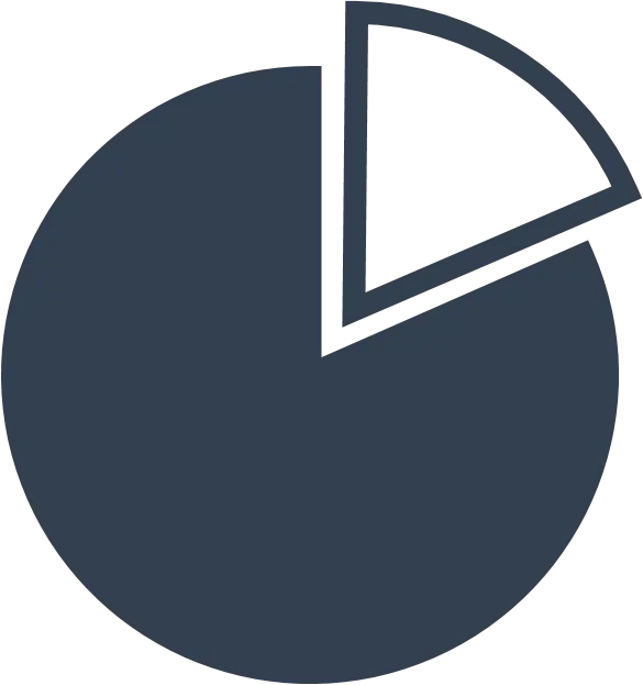 Dark Theme Pie Chart Illustration