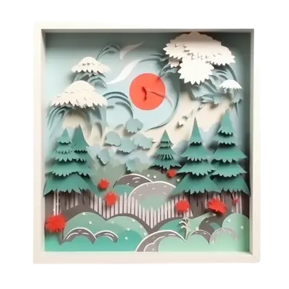 Paper Art Landscape
