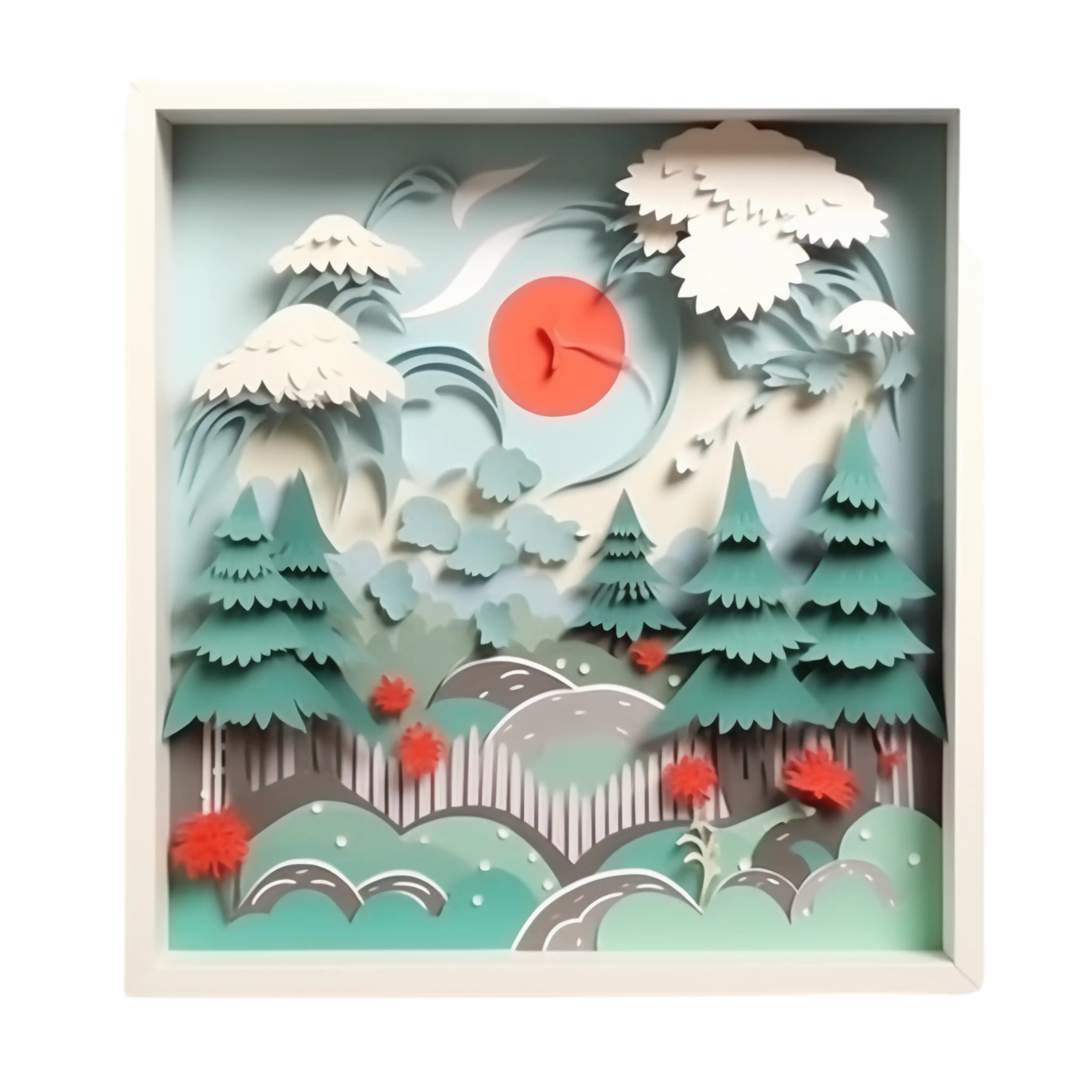 Paper Art Landscape
