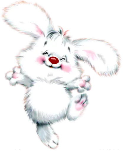 Happy Cartoon Bunny