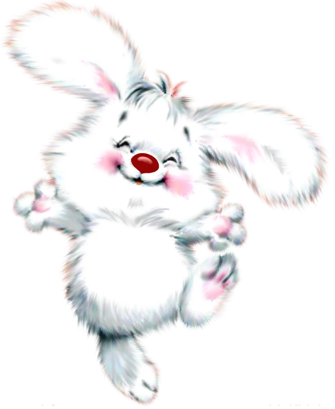 Happy Cartoon Bunny