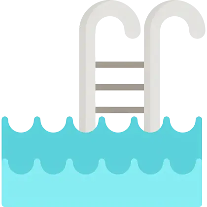 Simple Swimming Pool with Ladder