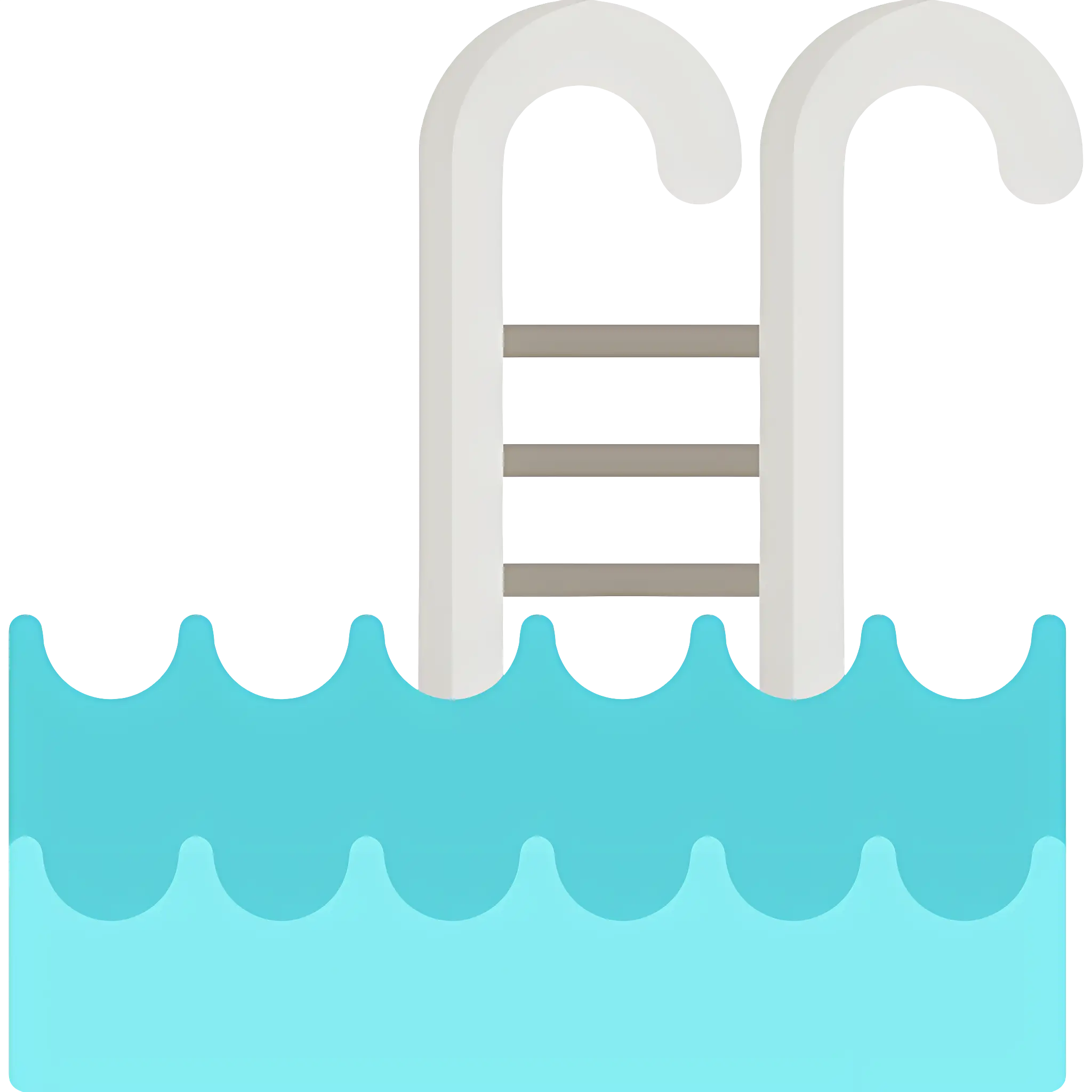 Simple Swimming Pool with Ladder