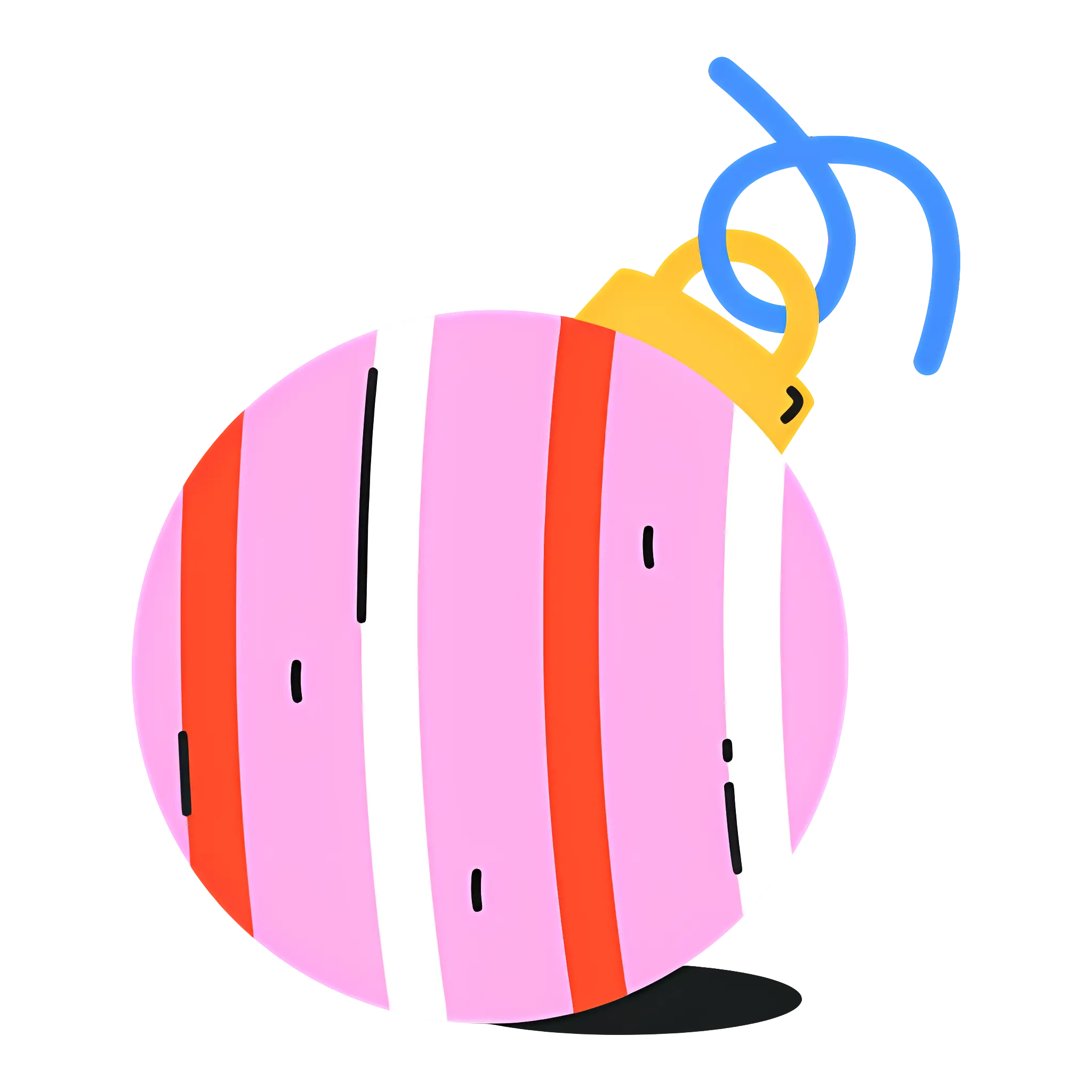 Pink Christmas Ornament