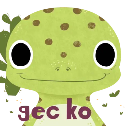 Cute Gecko Illustration