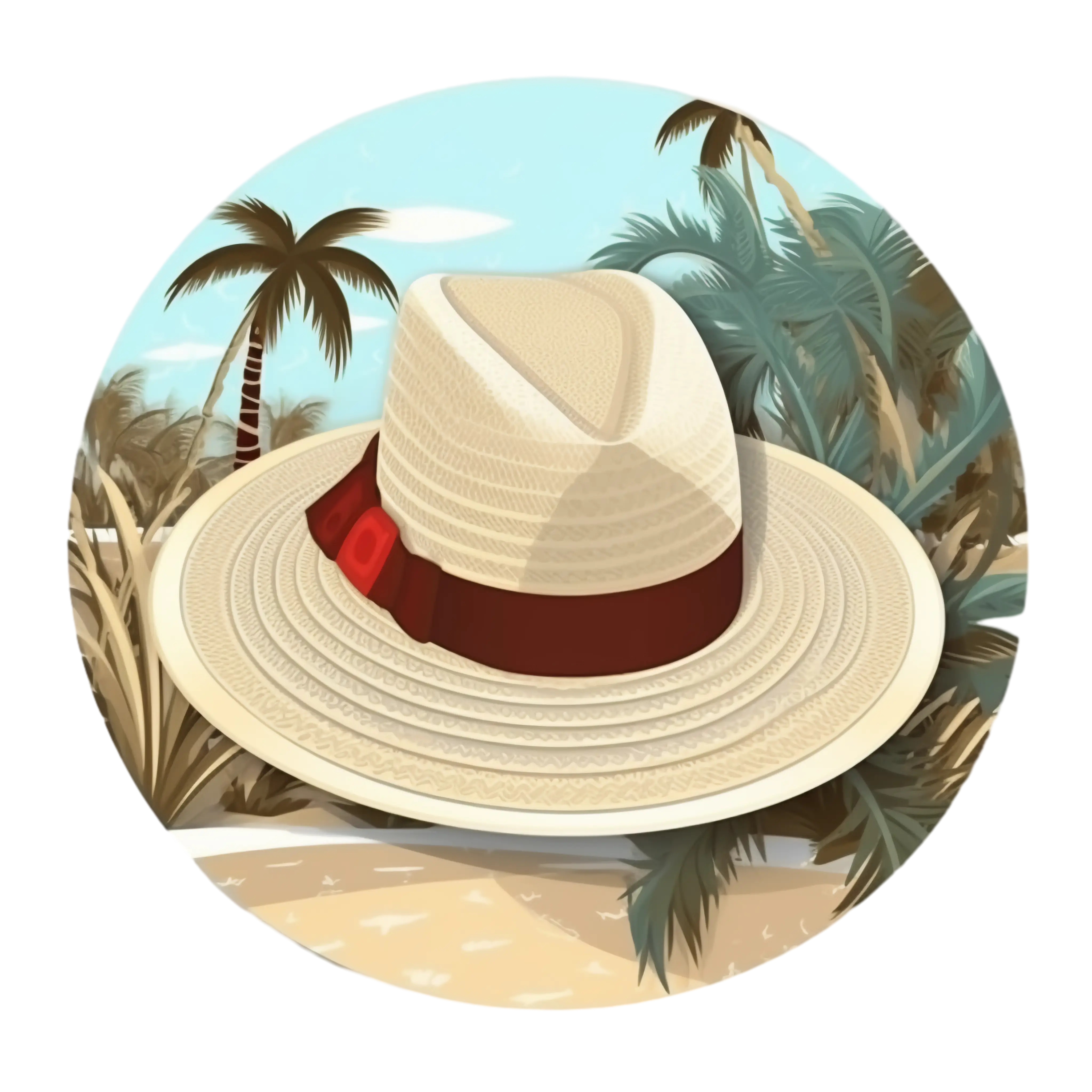 Stylish Beach Hat for Summer Vacation
