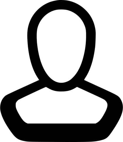 User Avatar Silhouette for Profile Icon
