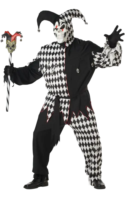 Scary Jester Costume for Halloween