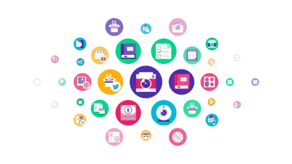 Colorful Social Media Icons