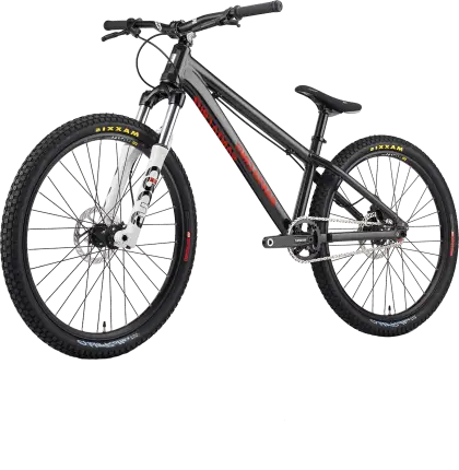 Black Mountain Bike for Off-road Adventures