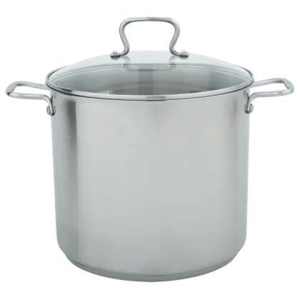 Large Stainless Steel Cooking Pot with Lid