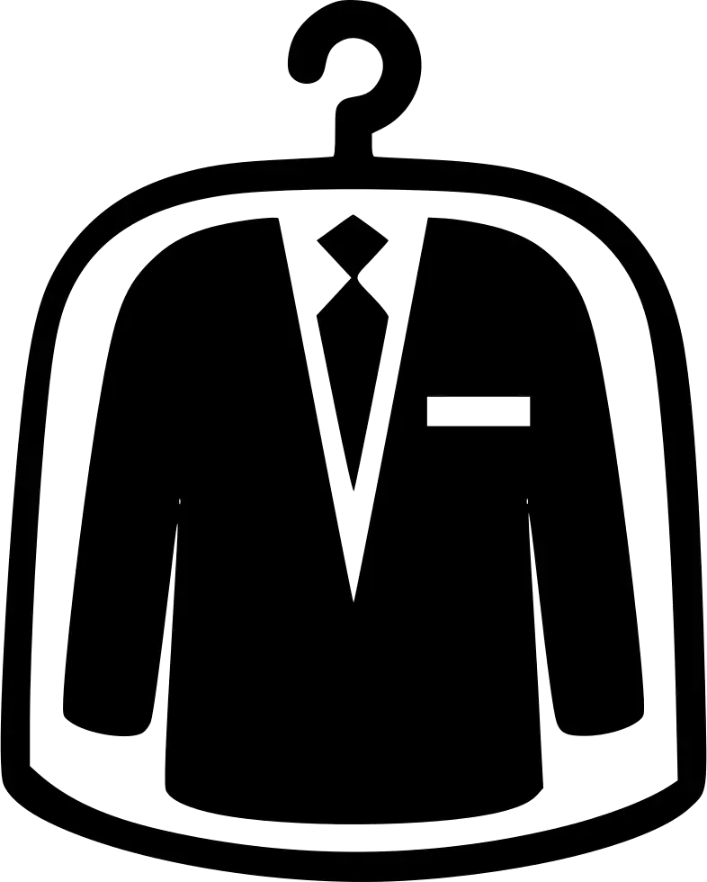 Suit Icon with Protective Bag