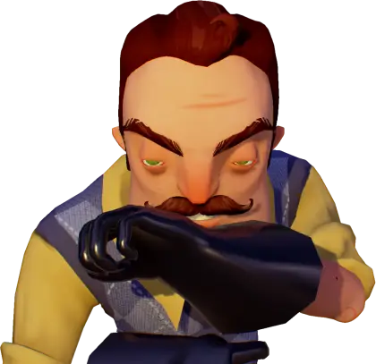 Animated Character with Mustache