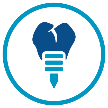 Dental Tooth Implant Icon