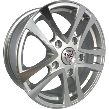 Polished Silver Car Rim