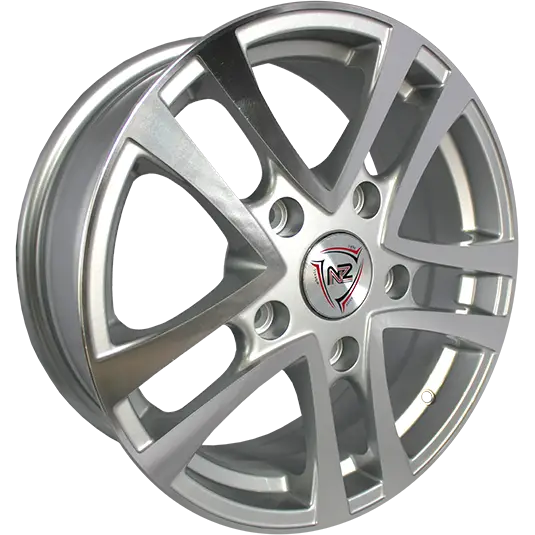 Polished Silver Car Rim
