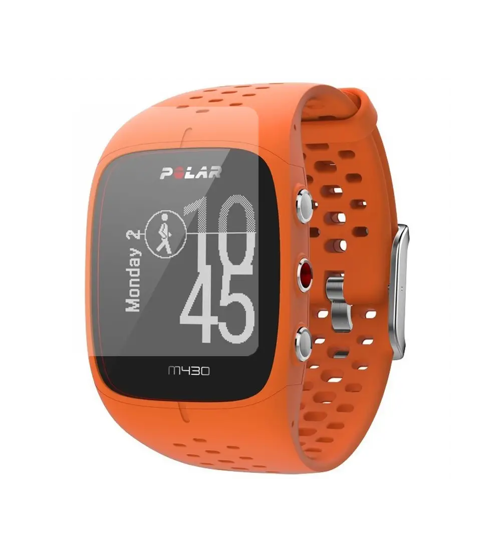 Orange Smartwatch with Fitness Tracker