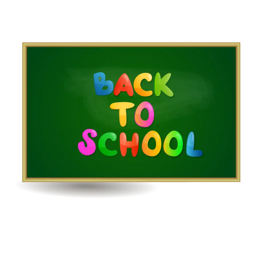 Back to School Chalkboard Design