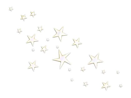 Shiny Gold Stars Decoration