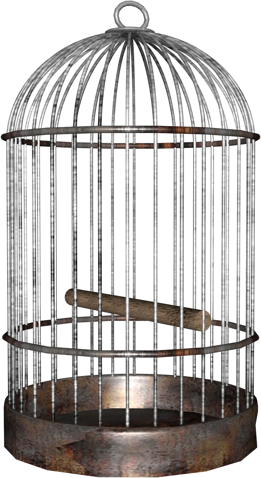 Vintage Metal Bird Cage Illustration