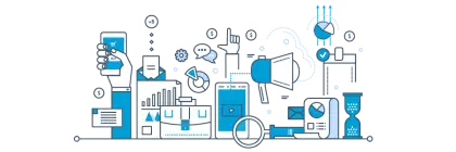 Digital Marketing Concept Illustration