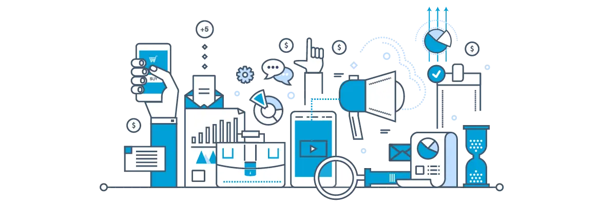 Digital Marketing Concept Illustration
