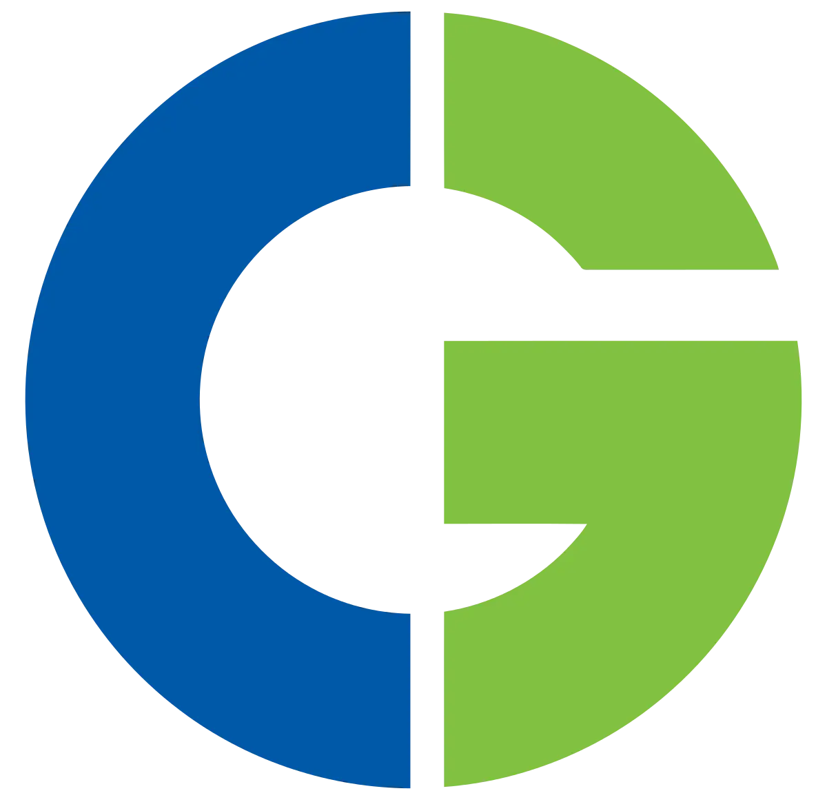 Blue and Green G Logo
