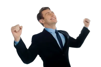 Businessman Celebrating Success
