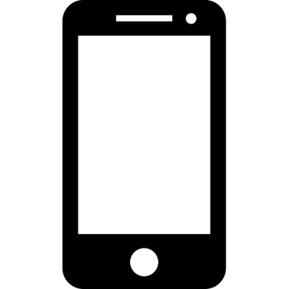 Smartphone Icon for Technology and Communication