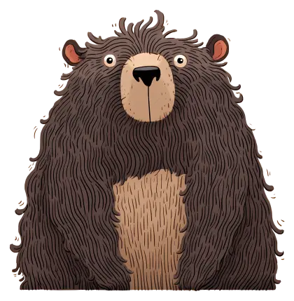 Furry Cartoon Bear
