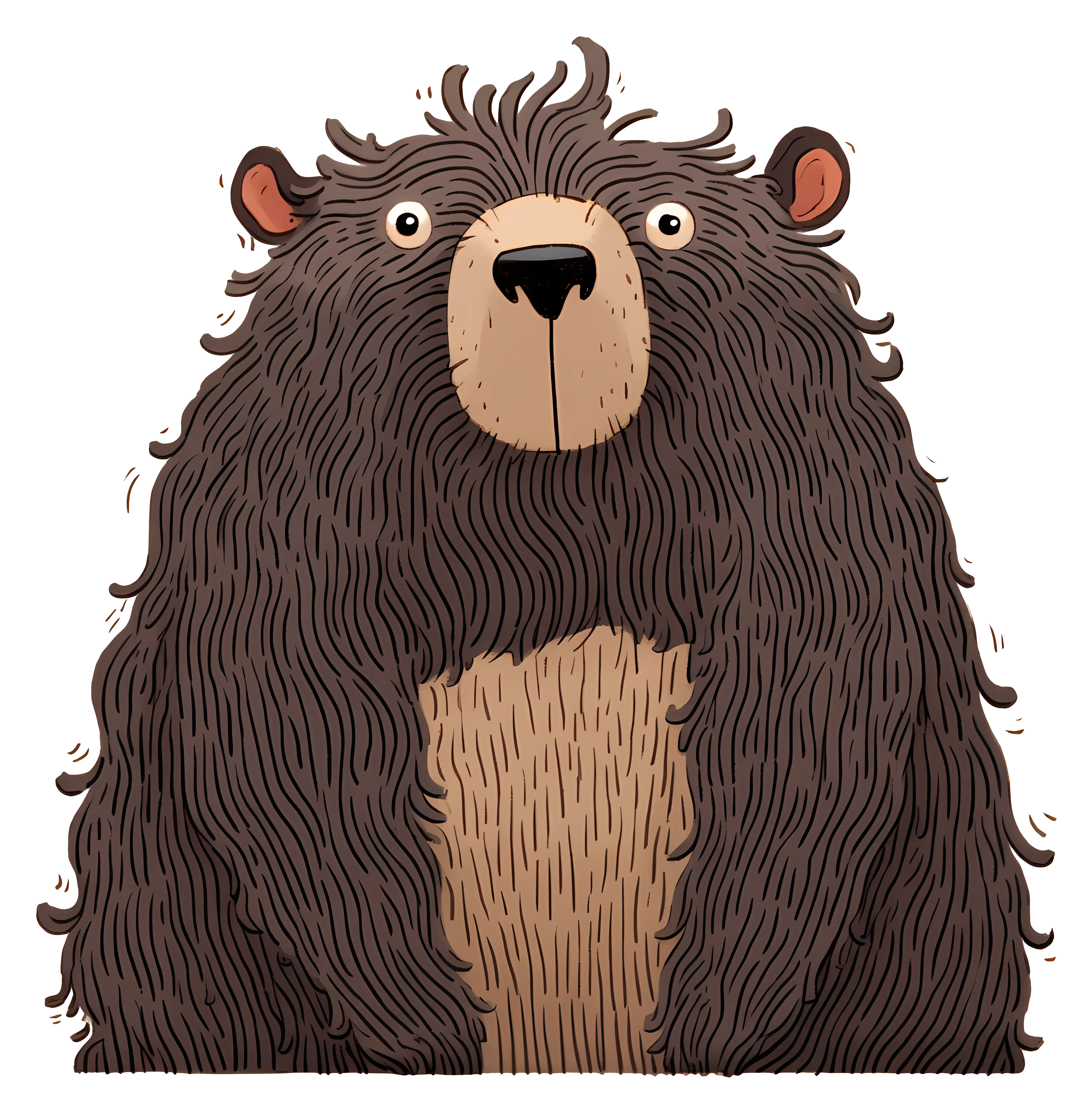 Furry Cartoon Bear