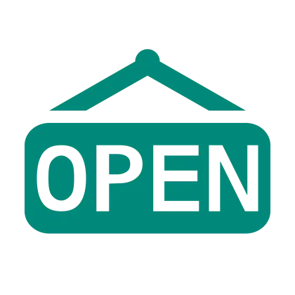 Open Sign for Business