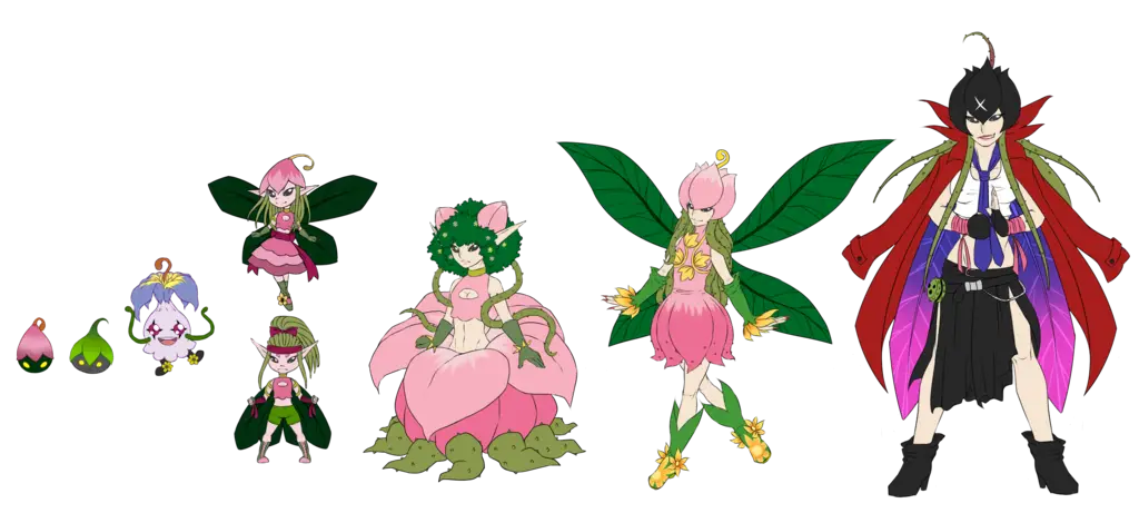 Fantasy Characters in Various Forms