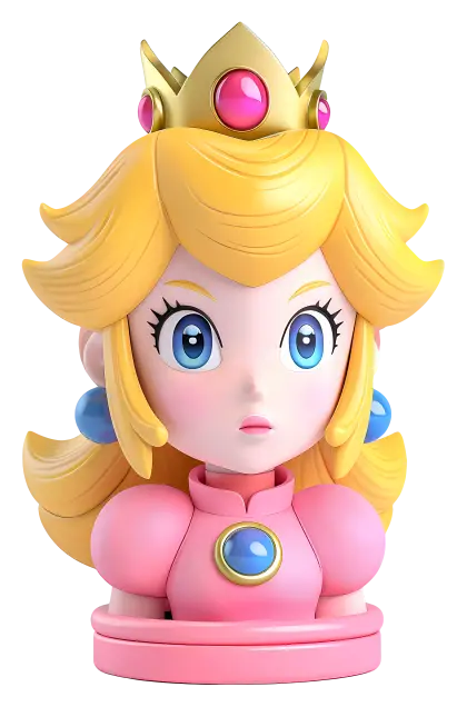 Cartoon Princess with Crown