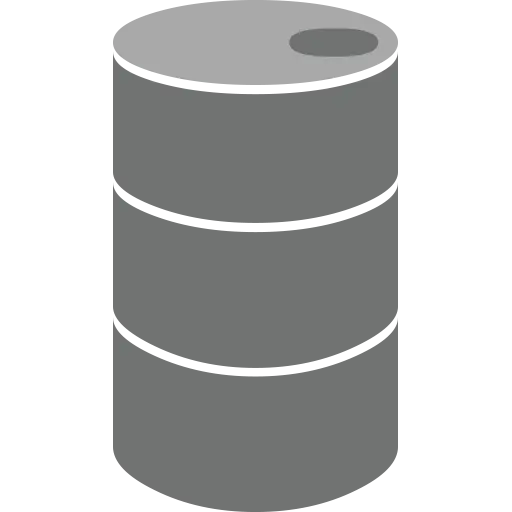 Gray Oil Barrel