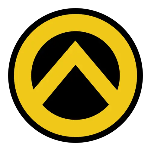 Abstract Yellow and Black Logo