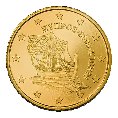 Cyprus Coin with Ship Design