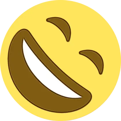 Smiling Yellow Emoji Face