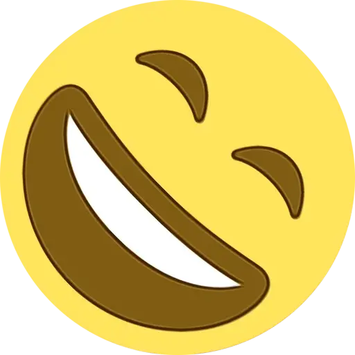 Smiling Yellow Emoji Face