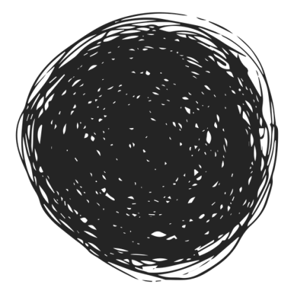Black Scribble Pattern Illustration