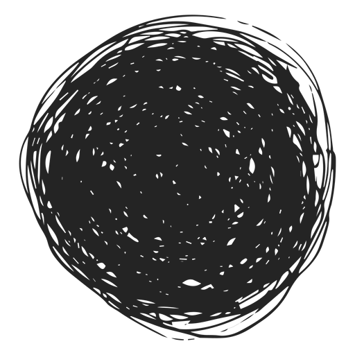 Black Scribble Pattern Illustration