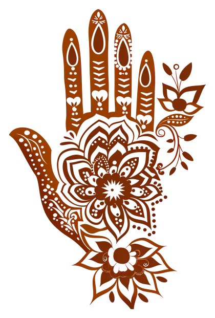 Henna Hand Design with Intricate Patterns