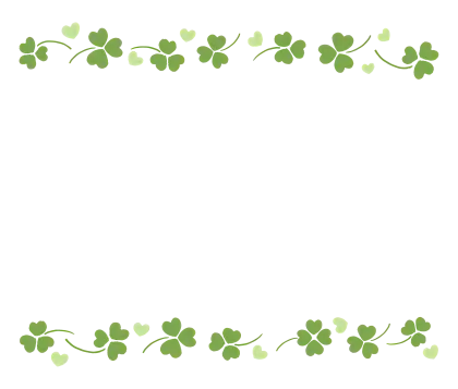 Clover-Themed Border Decoration