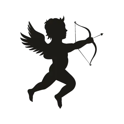 Cupid with Bow and Arrow