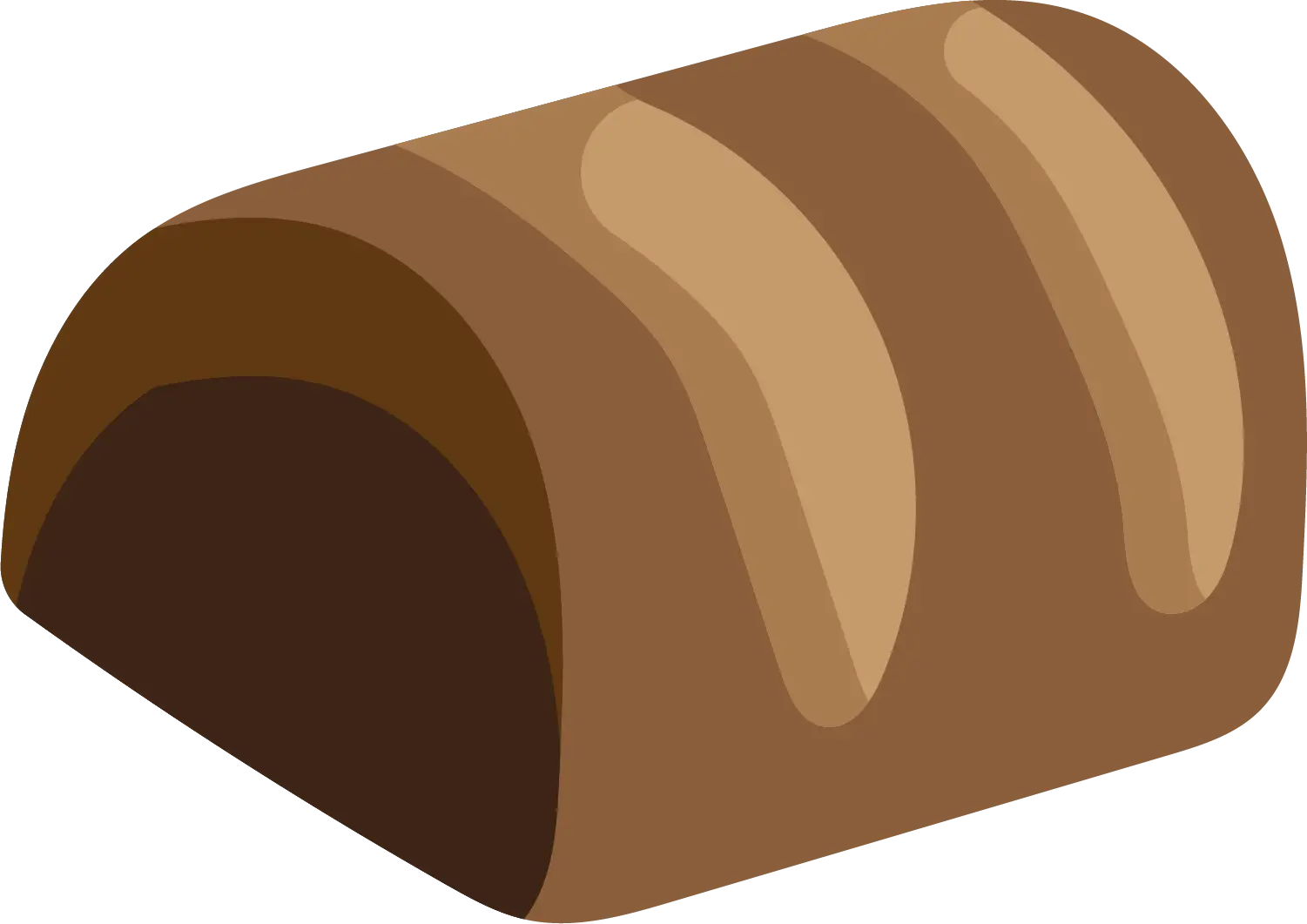Classic Milk Chocolate Piece Illustration